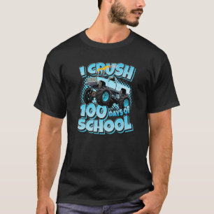 100e dag heb ik 100 dagen schoolmonster-vrachtwage t-shirt