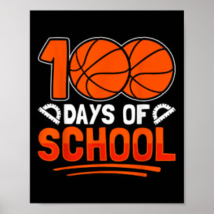 100e dag schoolbal 100 dagen school poster
