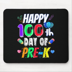 100e dag schoolcadeau 100 dagen Pre-K leraar Muismat