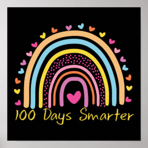 100e dag schoolleraar 100 dagen slimmer poster