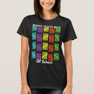 100e dag schoolteken nummer 100 dagen t-shirt