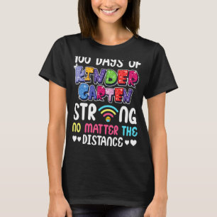 100e dag van de Kindergarten Sterk, geen verschil T-shirt
