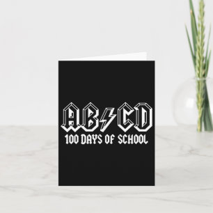 100e dag van de leerkrachten Kinder kind Happy 100 Kaart