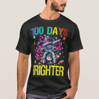 100e dag van de ruimtevaart op school t-shirt