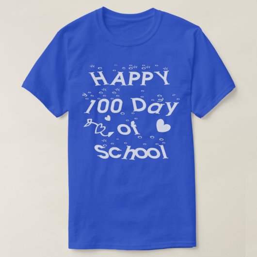 100e dag van de school 100 dagen gnomen t-shirt (Design voorkant)