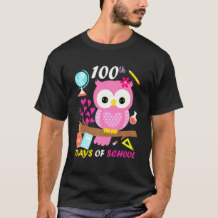 100e dag van de school 100 dagen slimmere koeienli t-shirt