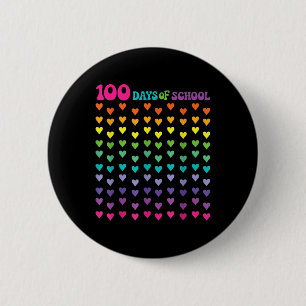 100e dag van de school leraar Kinder 100 dagen Wis Ronde Button 5,7 Cm