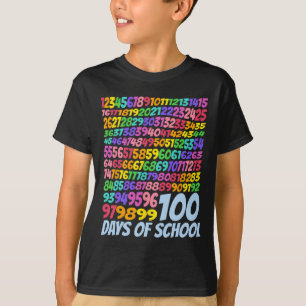 100e dag van de school leraar Kinder 100 dagen Wis T-shirt
