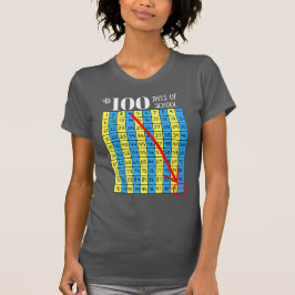 100e dag van de School T-Shirt 100s Grafiek leraar