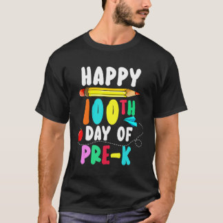 100e dag van de schoolpredikaat 100 da t-shirt