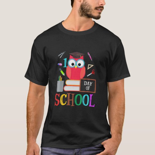 100e dag van de schooluitval van de leraar Kinder  T-shirt (Voorkant)