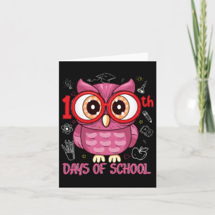 100e dag van school Schattigee uil 100 dagen slimm Kaart