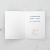 100e dag van schoolfelicitaties bloemen kaart (Binnen)