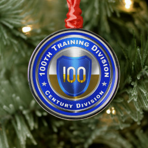 100e divisie Kerstmis Metalen Ornament