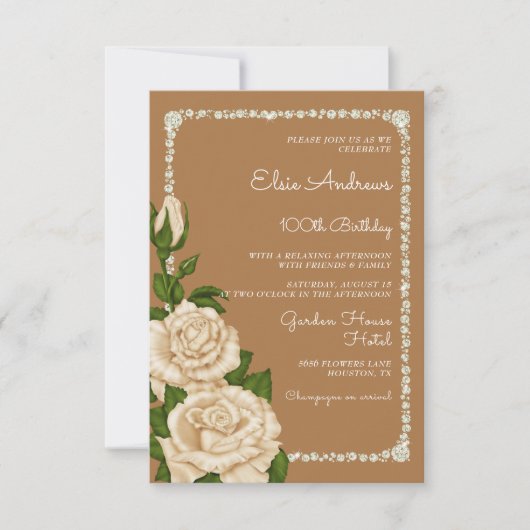 100e eeuws Roos Kaart (Voorkant)