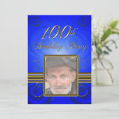 100e fête d'anniversaire Invitation (Debout devant)