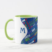 100e gepersonaliseerd monogram van de Fun-partij Mok (Links)