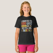 100e jour de l'école T-shirt - Fun Math Célébratio (Devant entier)