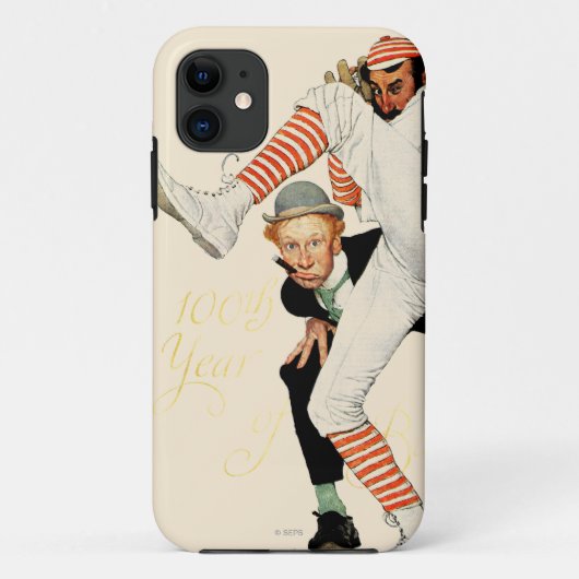 100e Jubileum honkbal Case-Mate iPhone Case (Achterkant)
