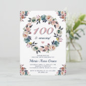 100e Jubileum van de Florale Partij Kaart (Staand voorkant)