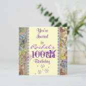 100E PURPLE BULLETIN Invitation BLANC (Debout devant)