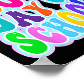 100e schooldag 100 schooldagen 2 poster (Hoek)