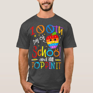 100e schooldag en nog steeds 100 dagen per dag t-shirt