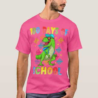 100e schooldag Kinderen 100 dagen gelukkig T-shirt