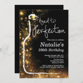 100e uitnodiging voor de geboorte van wijn. Geavan (Voorkant / Achterkant)