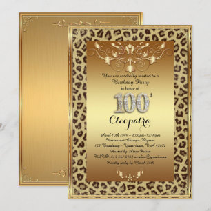 100e verjaardag, 100e verjaardag, Royal Cheetah go Kaart