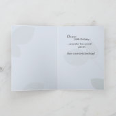 100e verjaardag Bloem Kaart (Binnen)