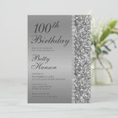100e verjaardag Elegant Kaart (Staand voorkant)