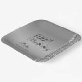 100e verjaardag Elegant Papieren Bordje (Gebogen)