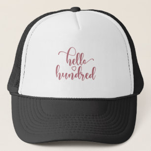 100e verjaardag Hallo 100 stuks 100 jaar oud Trucker Pet