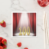 100e verjaardag in de schijnwerpers op het podium servet (Insitu)