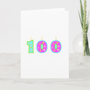 100e verjaardag kaart
