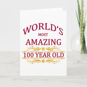 100e. Verjaardag Kaart