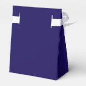 100e verjaardag Navy Blue en Gold Balloons Bedankdoosjes (Achterkant)