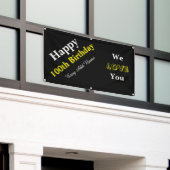 100e verjaardag spandoek (Buitenkant Gebouw)