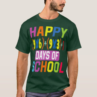 100e verjaardag van de 100e Wiskunde-formule op sc T-shirt