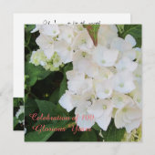 100e verjaardag van de geboorte kaart (Voorkant / Achterkant)