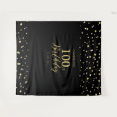 100e verjaardag van Hundred Gold en Black Wandkleed (Voorkant (horizontaal))