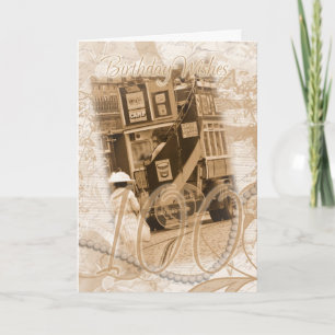 100e verjaardag - Vintage, nostalgie, Retro Birthd Kaart