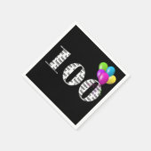 100e verjaardagsballonnen servet (Hoek)