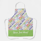 100e verjaardagsfeestje gepersonaliseerde geschenk schort (Voorkant)