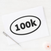 100k ovale sticker (Envelop)