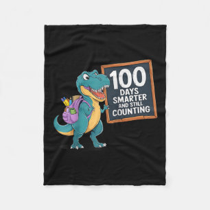 100ste dag Grappige Outfit Leraar & Student 10 Fleece Deken