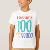 100ste dag kinder t-shirts (Voorkant)