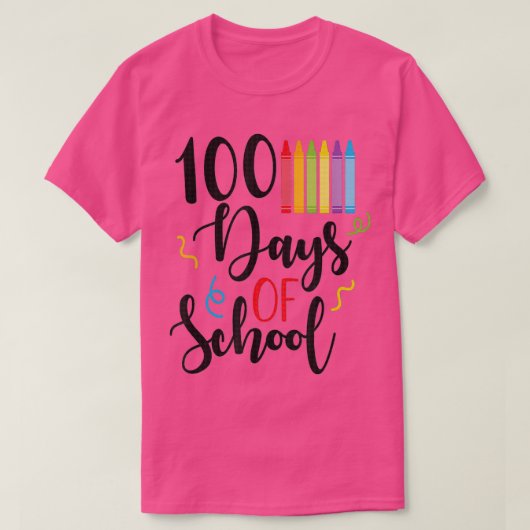 100ste dag leerling 100 dagen t-shirt (Design voorkant)