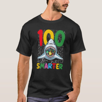 100ste dag schoolhaai 100 dagen slimmer t-shirt